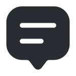 Message Text 1 SVG Icon